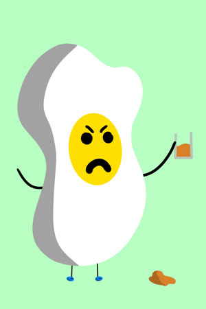 Angry egg