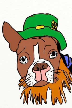 Odin’s first st Pattie’s day
