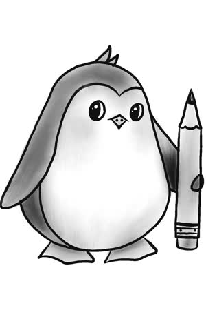 Pencil Penguin 