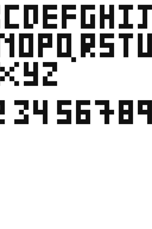 Alphabet and numbers