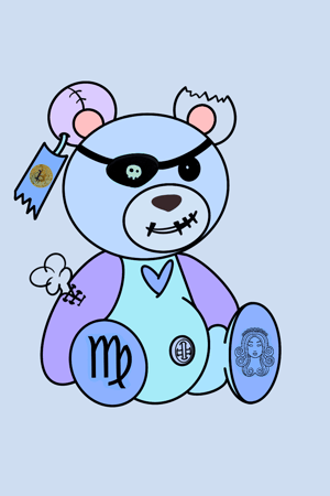 PTSD Virgo Bear