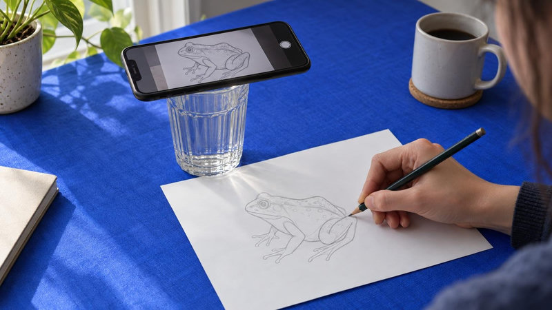 AR drawing online: how to trace a picture in your browser, free, no app