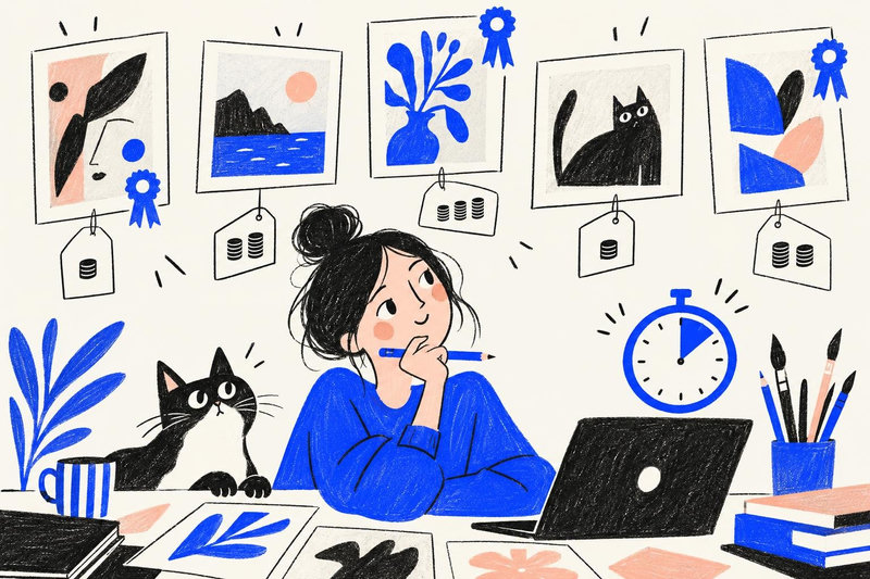 Art competitions: which are worth entering, what they cost, and how to pick in five minutes