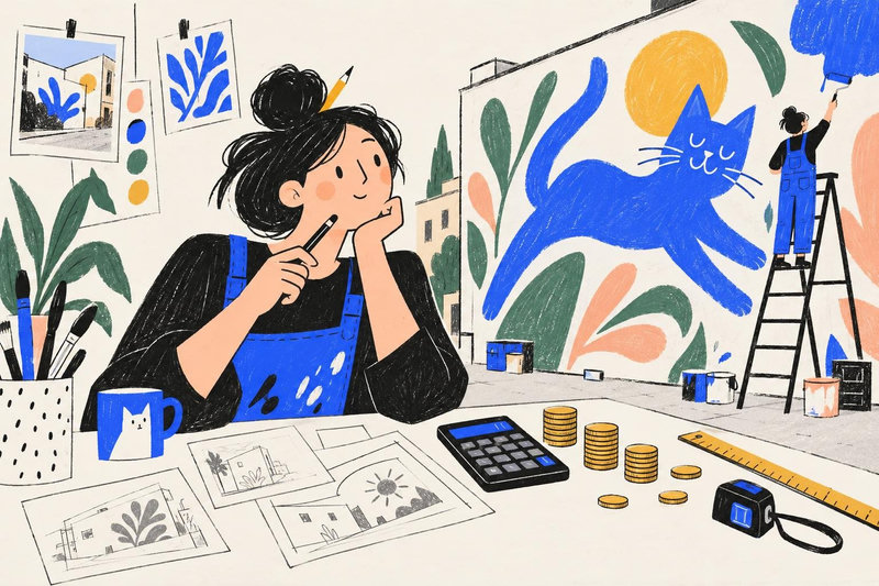 How Much to Charge for a Mural: A Pricing Guide for Artists (2026)
