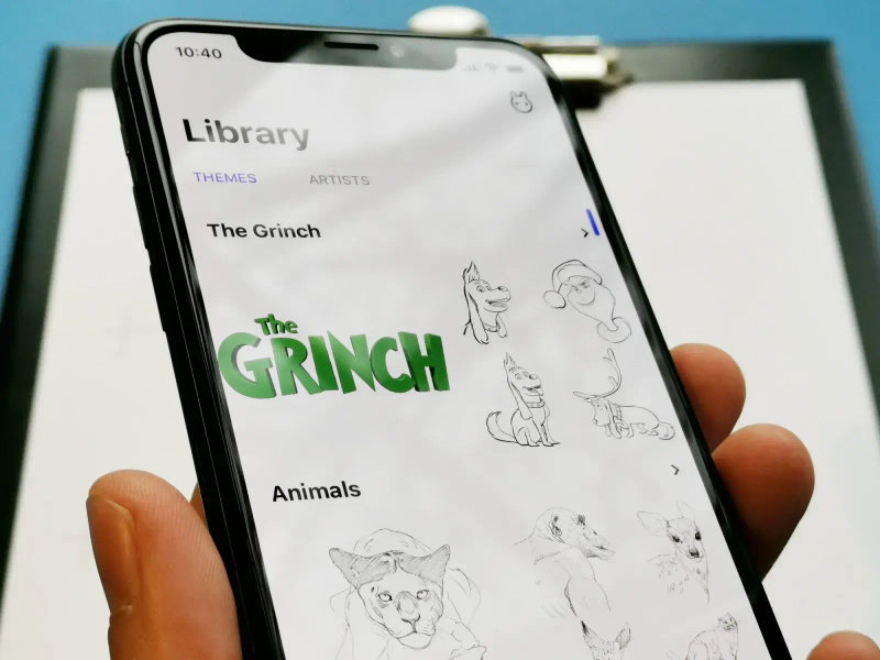 A cooperation between SketchAR and Universal Pictures France – The premiere of The Grinch 2018.