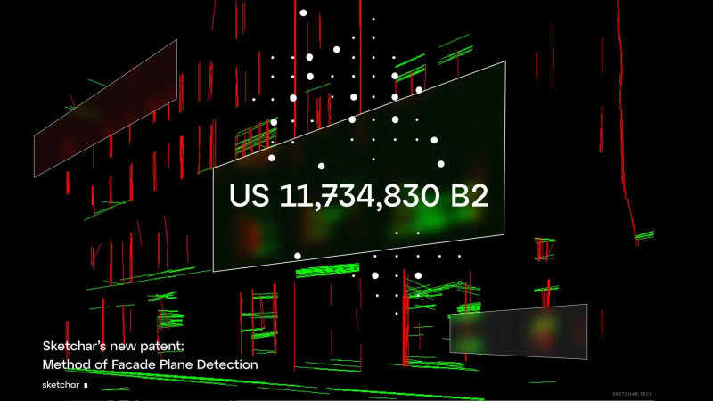 Sketchar's Newest Patent: Facade Plane Detection Methodology - US 11,734,830 B2