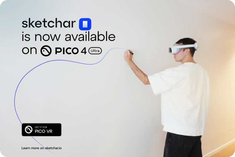 Sketchar is now on PICO 4 Ultra – the moment VR becomes a real mural tool