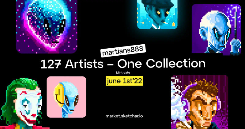Hand-Drawn NFT Collection using a single app