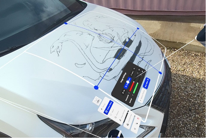 How to Align Art on Curved Surfaces in VR: Cylinder Mode for Car Hoods | Sketchar on Meta Quest 3