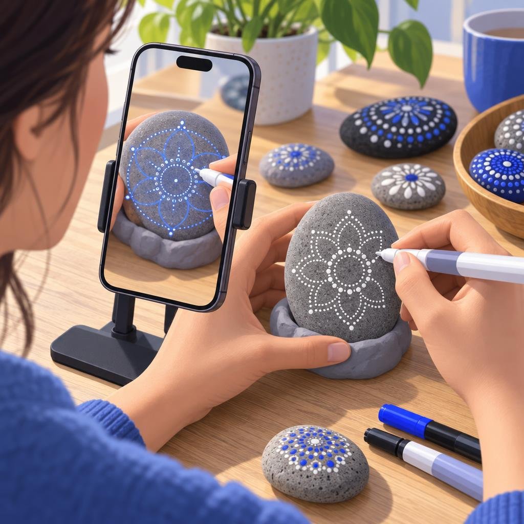 stone drawing with Sketchar