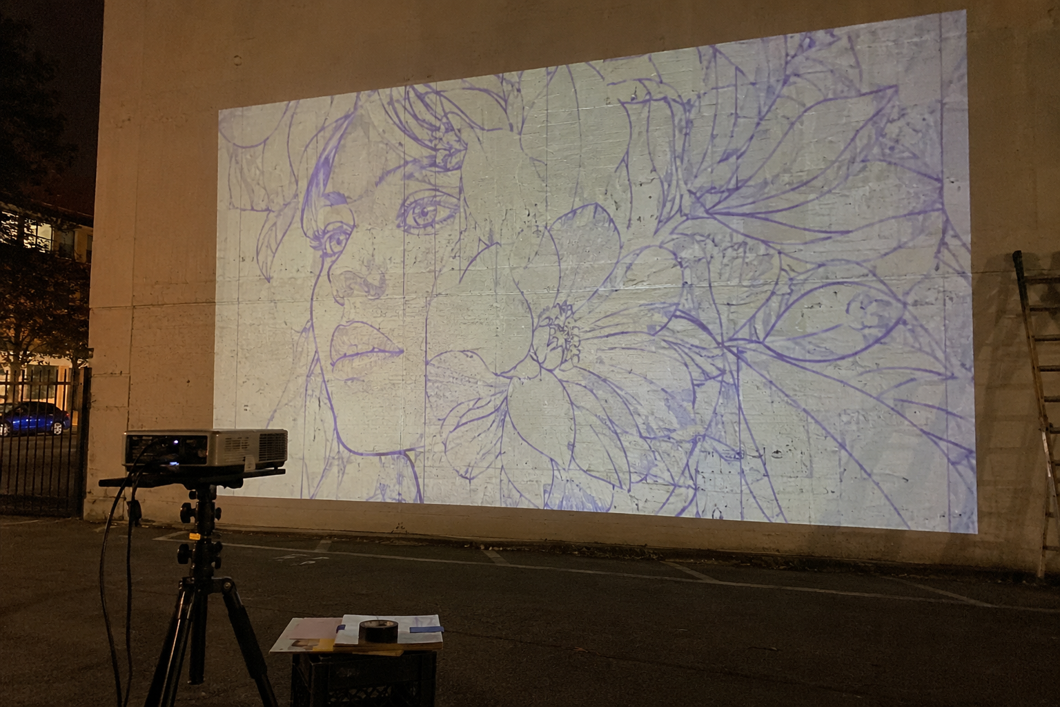 projector-mural-sketchar