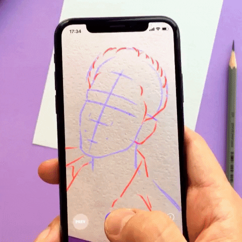 Augmented reality-sketchar-drawing
