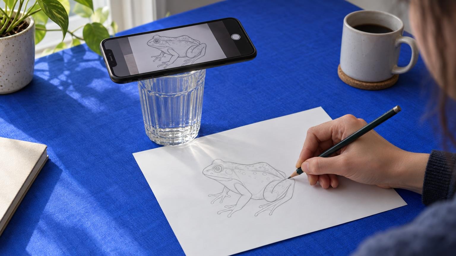 AR drawing online: how to trace a picture in your browser, free, no app