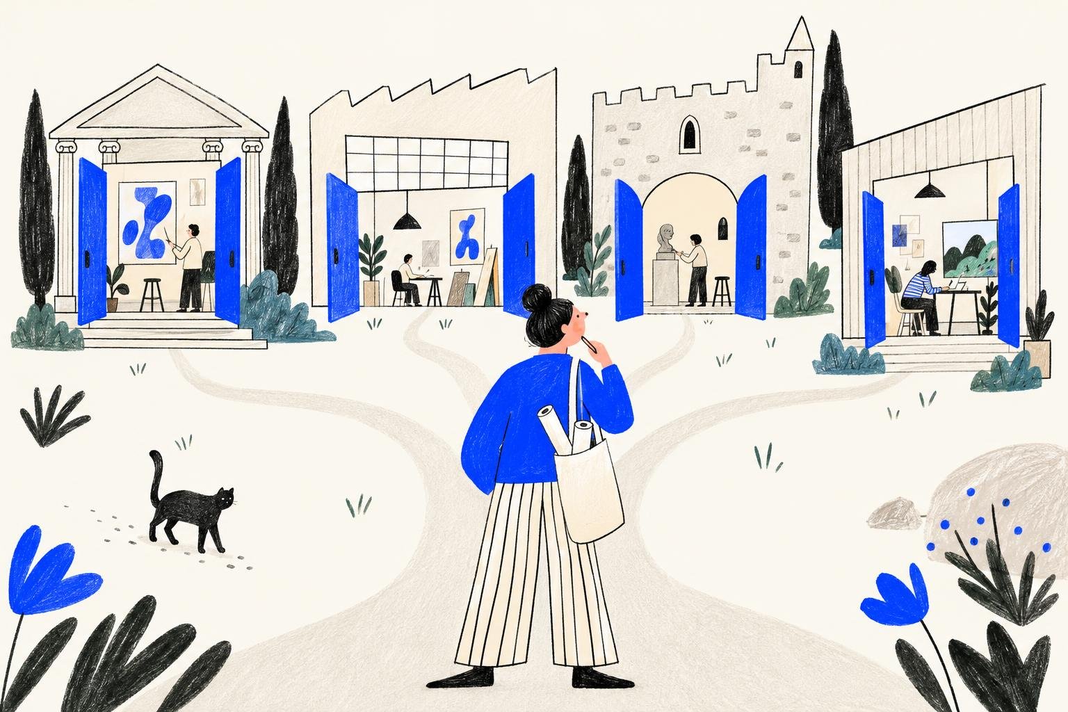 Who offers paid residencies