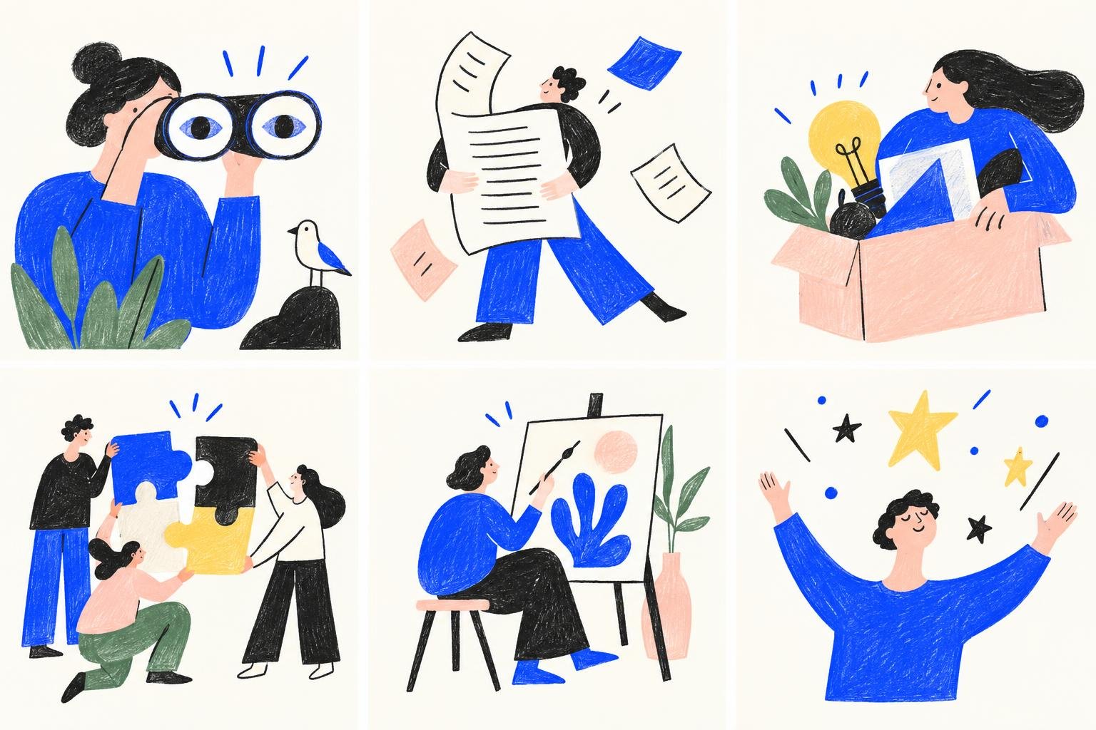 The six types of open call